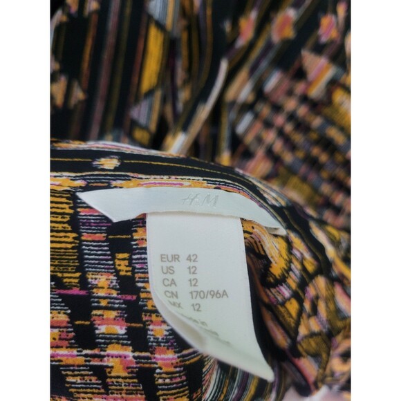 H&M Blouse Top Button Up Size 12 - Picture 6 of 10